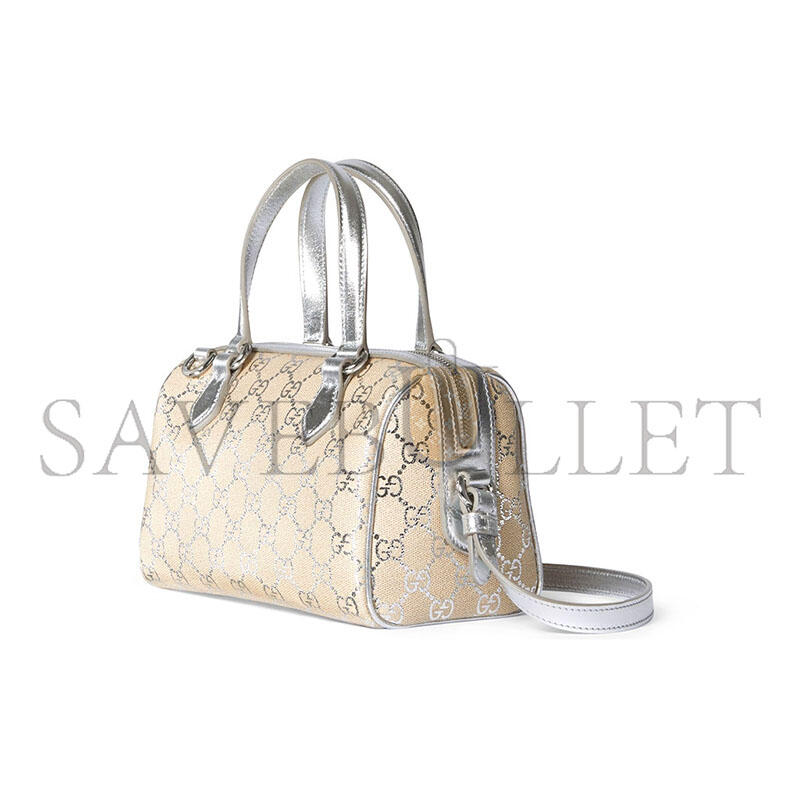 GUCCI GG EMBLEM SMALL BOSTON BAG 848889 (20.5*14*11.5cm)